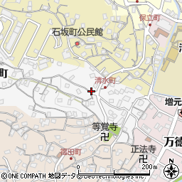 長崎県佐世保市清水町6-14周辺の地図