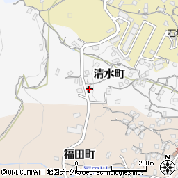 長崎県佐世保市清水町156周辺の地図