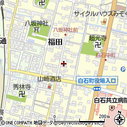 佐賀県杵島郡白石町福田1526-2周辺の地図
