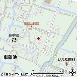 福岡県柳川市東蒲池620周辺の地図