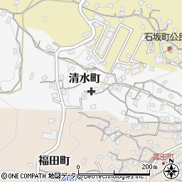 長崎県佐世保市清水町174周辺の地図