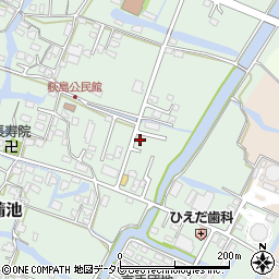 福岡県柳川市東蒲池624-1周辺の地図