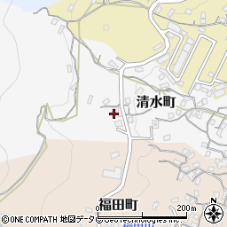 長崎県佐世保市清水町163周辺の地図