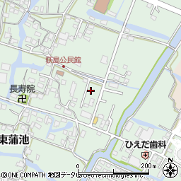 福岡県柳川市東蒲池621-18周辺の地図