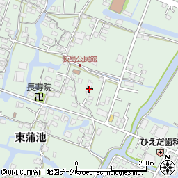 福岡県柳川市東蒲池617周辺の地図