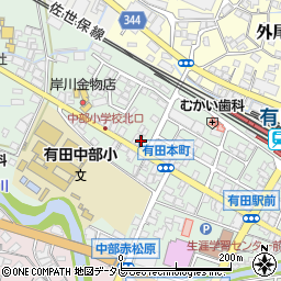 西日本新聞エリアセンター　上有田周辺の地図