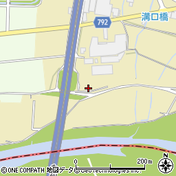 福岡県筑後市溝口644-1周辺の地図