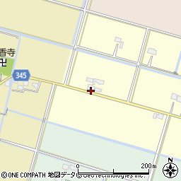 佐賀県杵島郡白石町福田1707周辺の地図