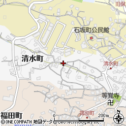 長崎県佐世保市清水町54周辺の地図