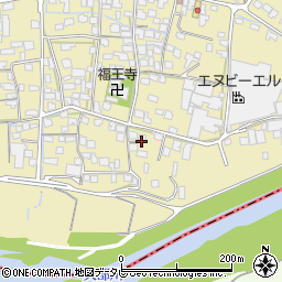 福岡県筑後市溝口1384-1周辺の地図