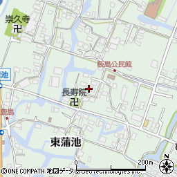 福岡県柳川市東蒲池746周辺の地図