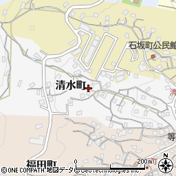 長崎県佐世保市清水町177周辺の地図