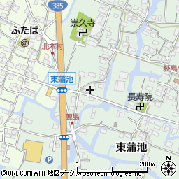 福岡県柳川市東蒲池1504周辺の地図
