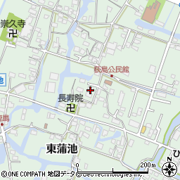 福岡県柳川市東蒲池747周辺の地図