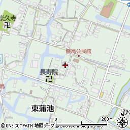 福岡県柳川市東蒲池748周辺の地図