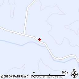 愛媛県北宇和郡松野町上家地567周辺の地図