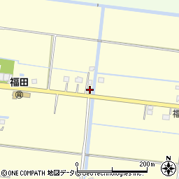 佐賀県杵島郡白石町福田306周辺の地図