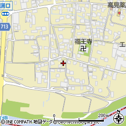福岡県筑後市溝口1407周辺の地図