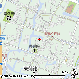 福岡県柳川市東蒲池742周辺の地図