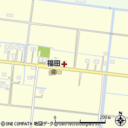 佐賀県杵島郡白石町福田299周辺の地図