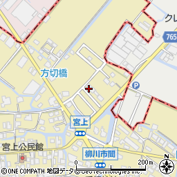 福岡県柳川市間132-5周辺の地図
