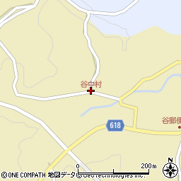 谷中村周辺の地図