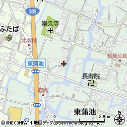 福岡県柳川市東蒲池1493周辺の地図