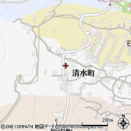 長崎県佐世保市清水町187周辺の地図