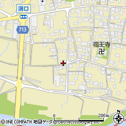 福岡県筑後市溝口1316周辺の地図