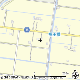 佐賀県杵島郡白石町福田2554周辺の地図