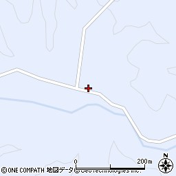 愛媛県北宇和郡松野町上家地372周辺の地図