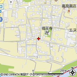 福岡県筑後市溝口1336周辺の地図