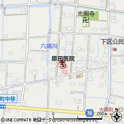 原田内科医院周辺の地図