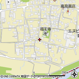 福岡県筑後市溝口1332-1周辺の地図
