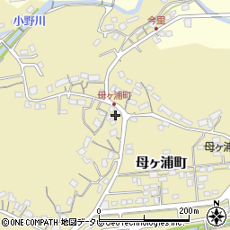 松崎硝子　母ケ浦店周辺の地図
