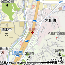 宮田町周辺の地図