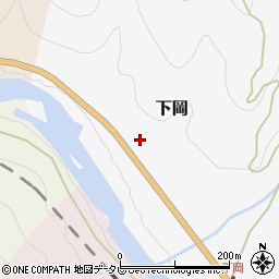 高知県高岡郡四万十町下岡33周辺の地図