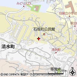長崎県佐世保市石坂町172周辺の地図
