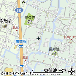 福岡県柳川市東蒲池1491-2周辺の地図