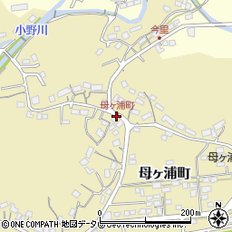 母ヶ浦町周辺の地図