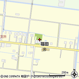 武雄福富線周辺の地図