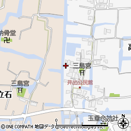 福岡県柳川市高島402周辺の地図