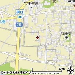 福岡県筑後市溝口857-3周辺の地図