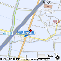 佐賀県武雄市橘町大字片白8606周辺の地図
