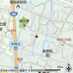 福岡県柳川市東蒲池1425周辺の地図