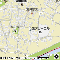 福岡県筑後市溝口1485-1周辺の地図