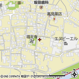 福岡県筑後市溝口1344周辺の地図