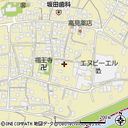 福岡県筑後市溝口1348周辺の地図
