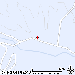 愛媛県北宇和郡松野町上家地610周辺の地図