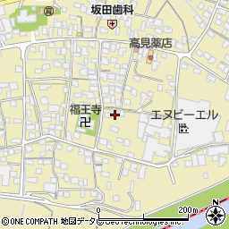 福岡県筑後市溝口1347周辺の地図